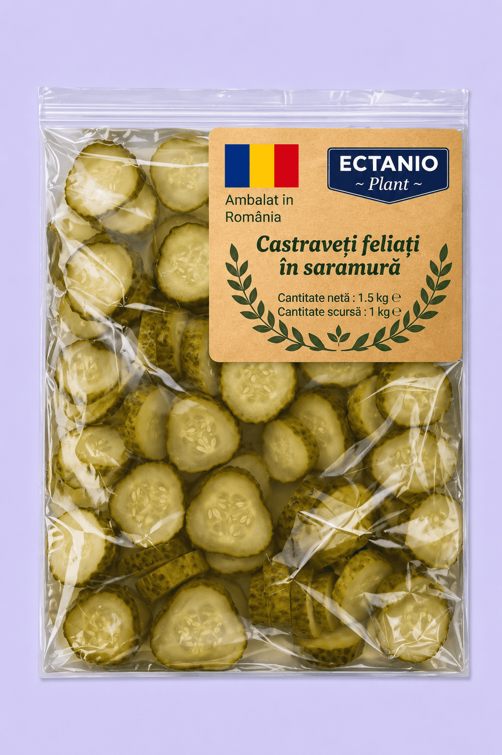 Castraveți feliați HoReCa